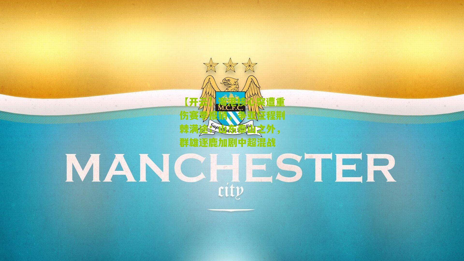 海港核心突遭重伤赛季报销,争亚征程荆棘满途;山东泰山之外,群雄逐鹿加剧中超混战